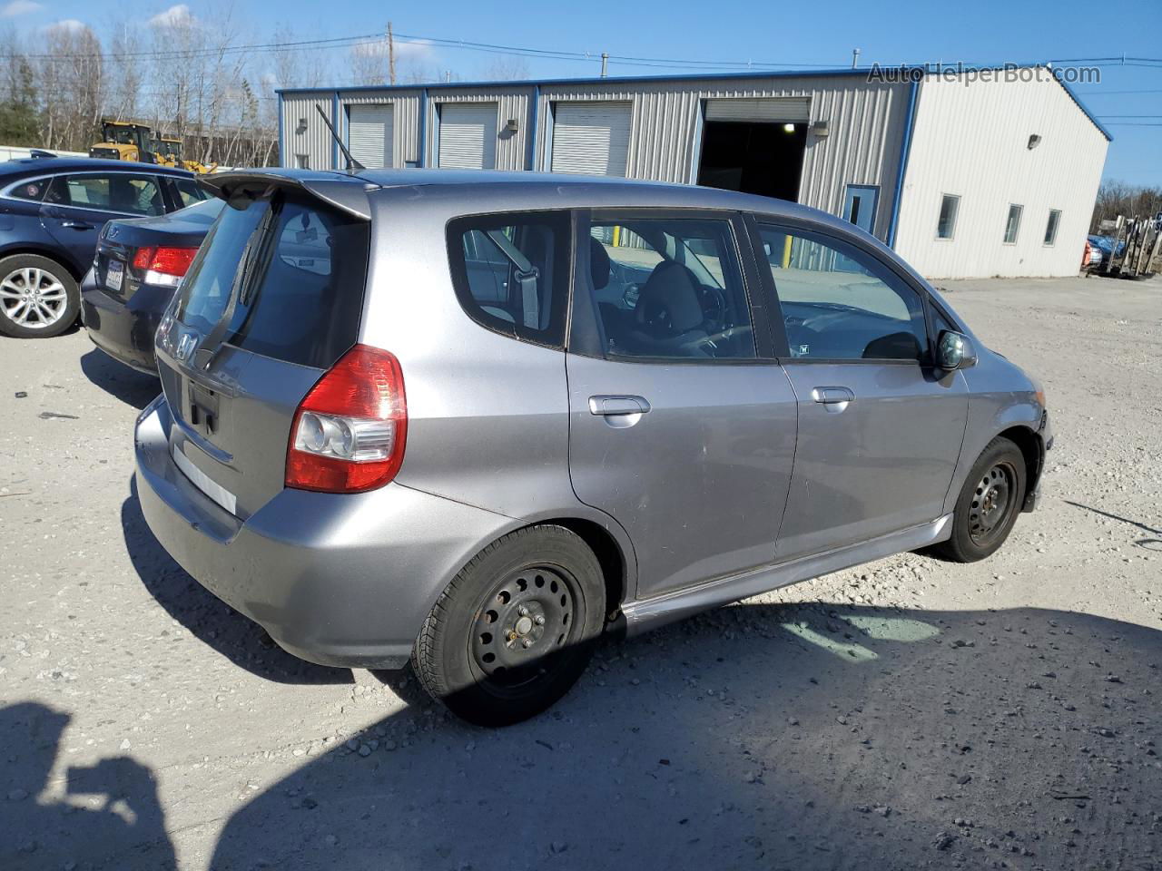 2008 Honda Fit Sport Silver vin: JHMGD37628S007769