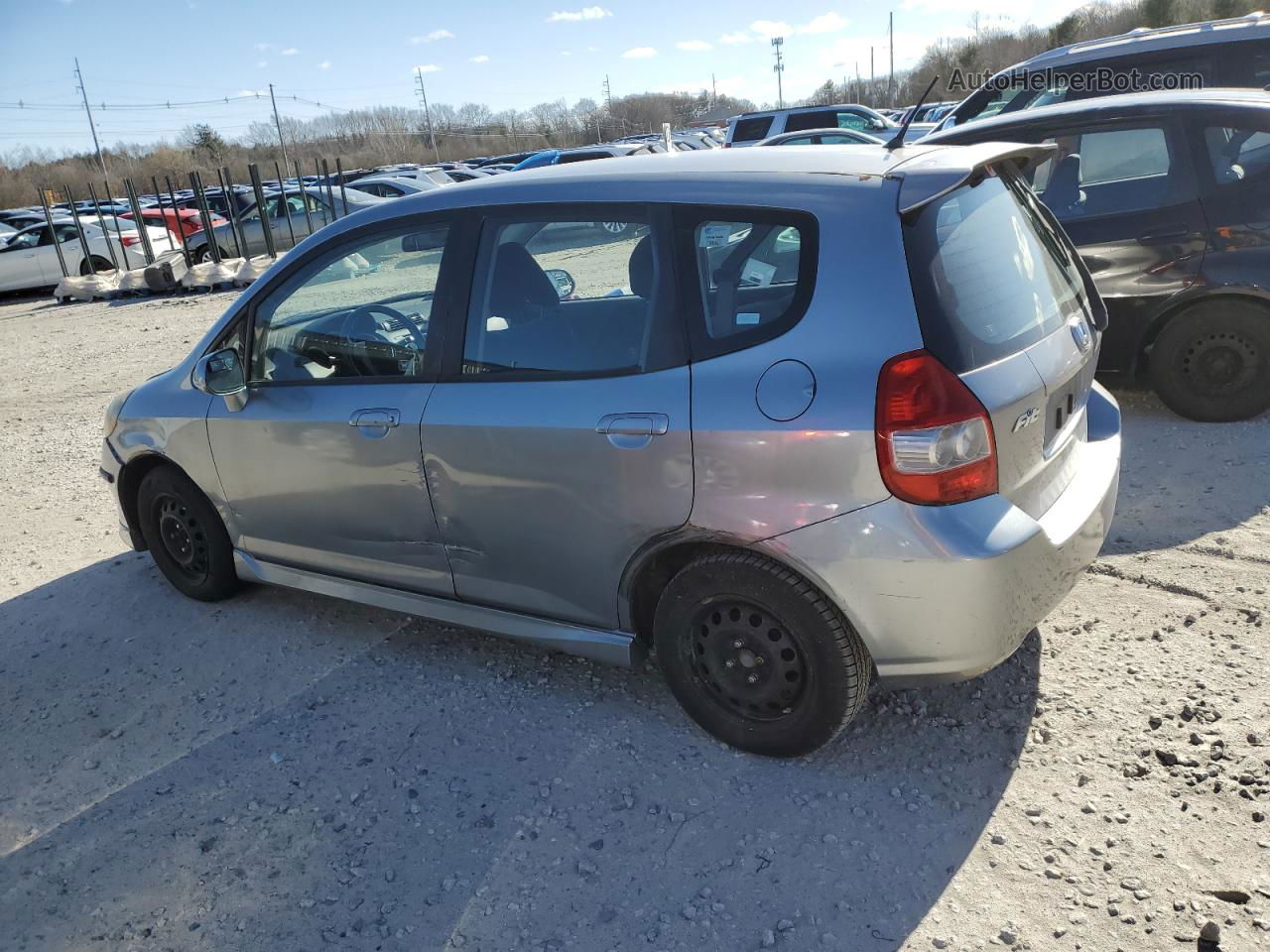 2008 Honda Fit Sport Серебряный vin: JHMGD37628S007769