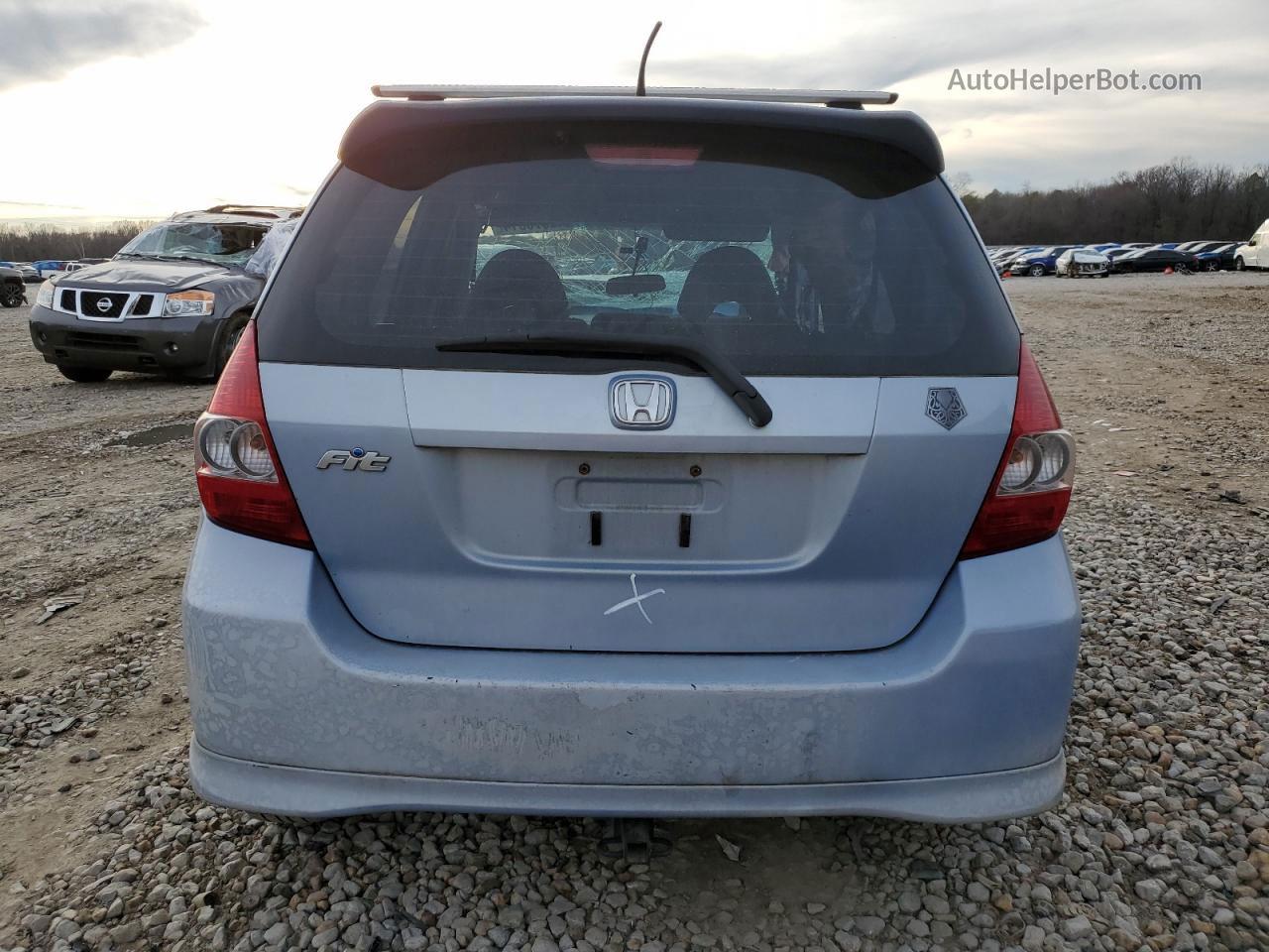 2008 Honda Fit Sport Blue vin: JHMGD37628S011000