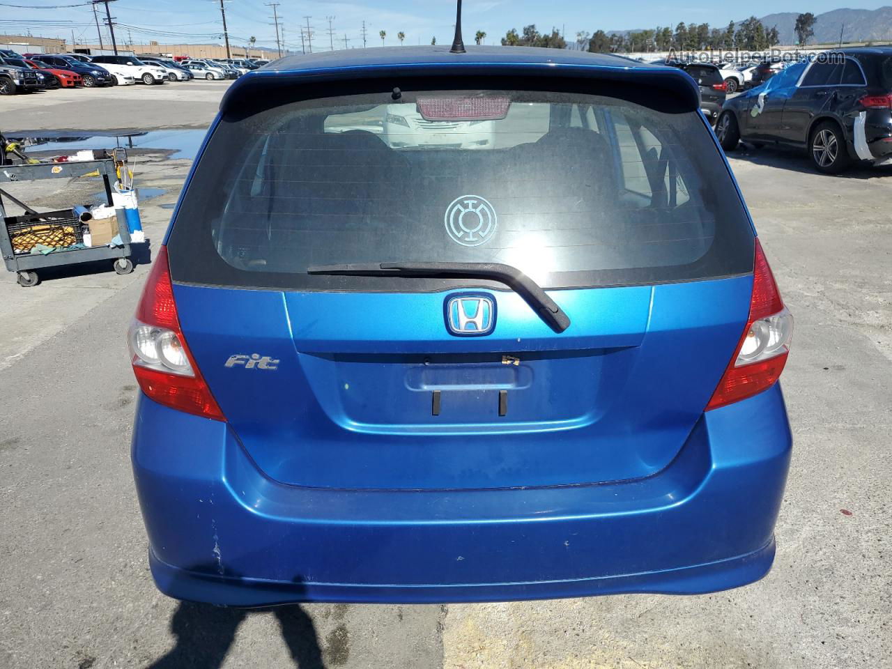 2008 Honda Fit Sport Blue vin: JHMGD37628S032672