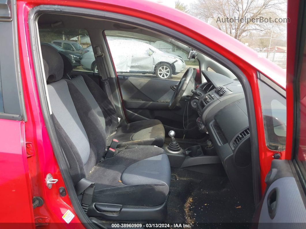 2008 Honda Fit Sport Красный vin: JHMGD37628S055966