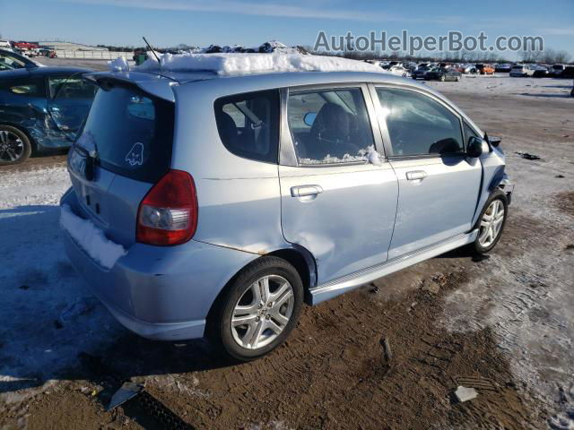 2008 Honda Fit Sport Turquoise vin: JHMGD37638S009952