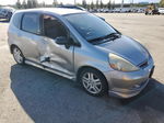 2008 Honda Fit Sport Gray vin: JHMGD37648S053359