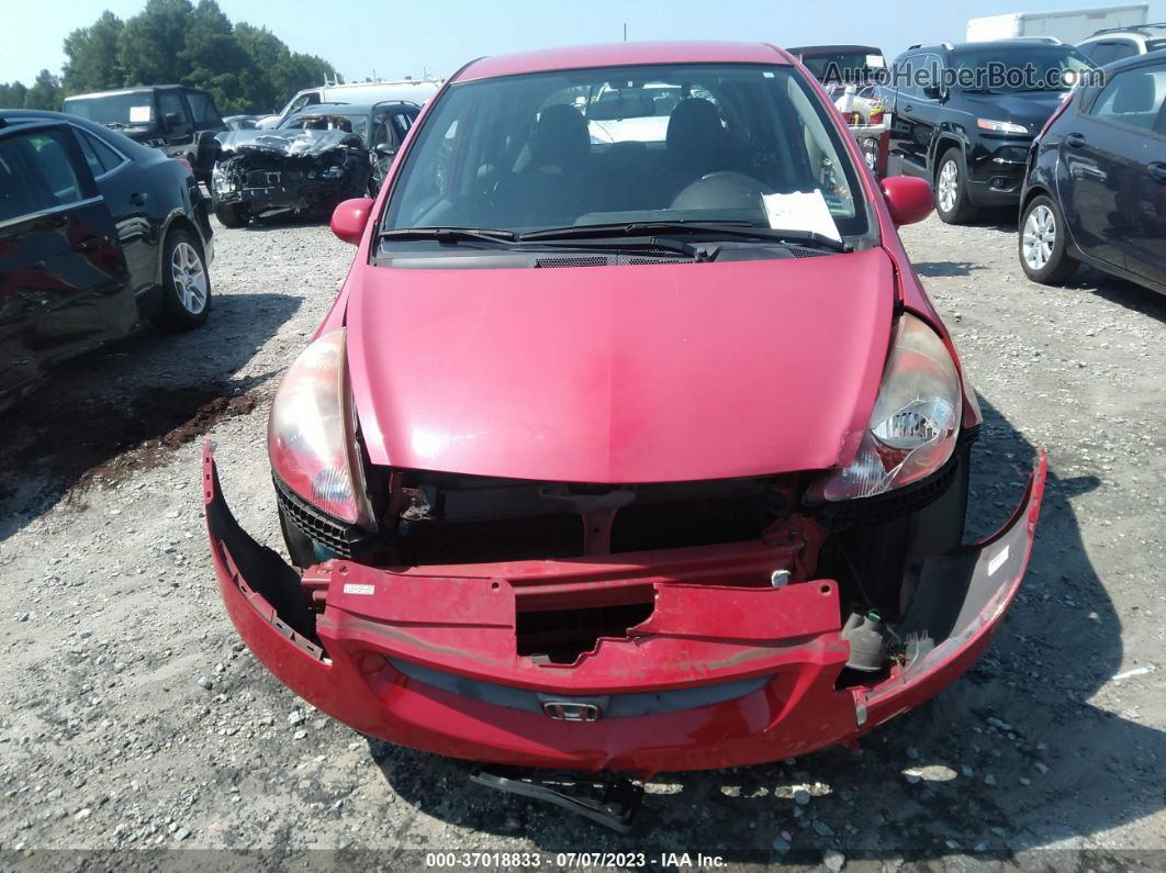 2008 Honda Fit Sport Красный vin: JHMGD37648S058965