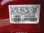 2008 Honda Fit Sport Red vin: JHMGD37648S058965