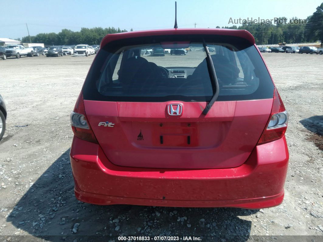 2008 Honda Fit Sport Красный vin: JHMGD37648S058965