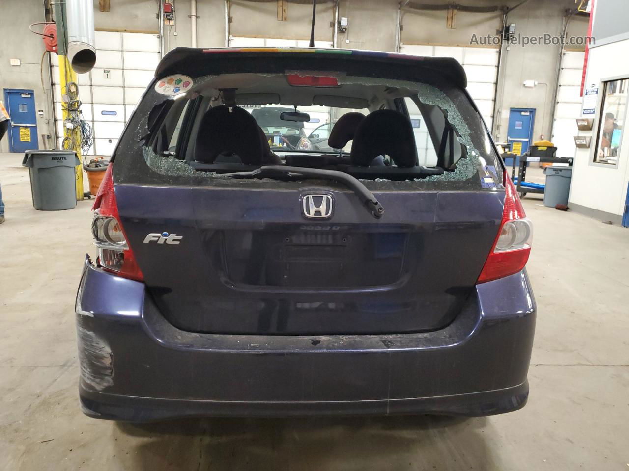 2008 Honda Fit Sport Purple vin: JHMGD37658S013131