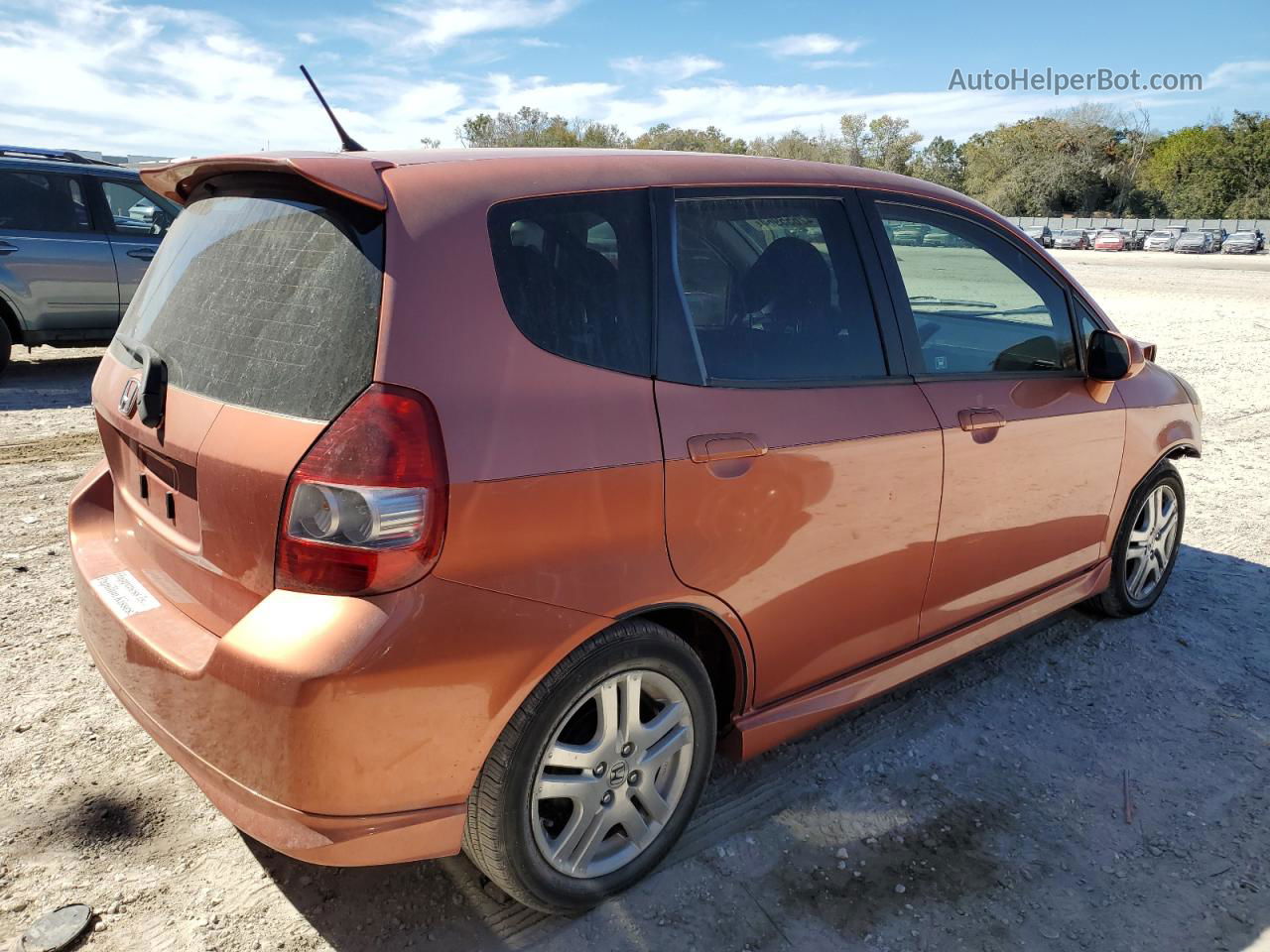 2008 Honda Fit Sport Оранжевый vin: JHMGD37658S030270