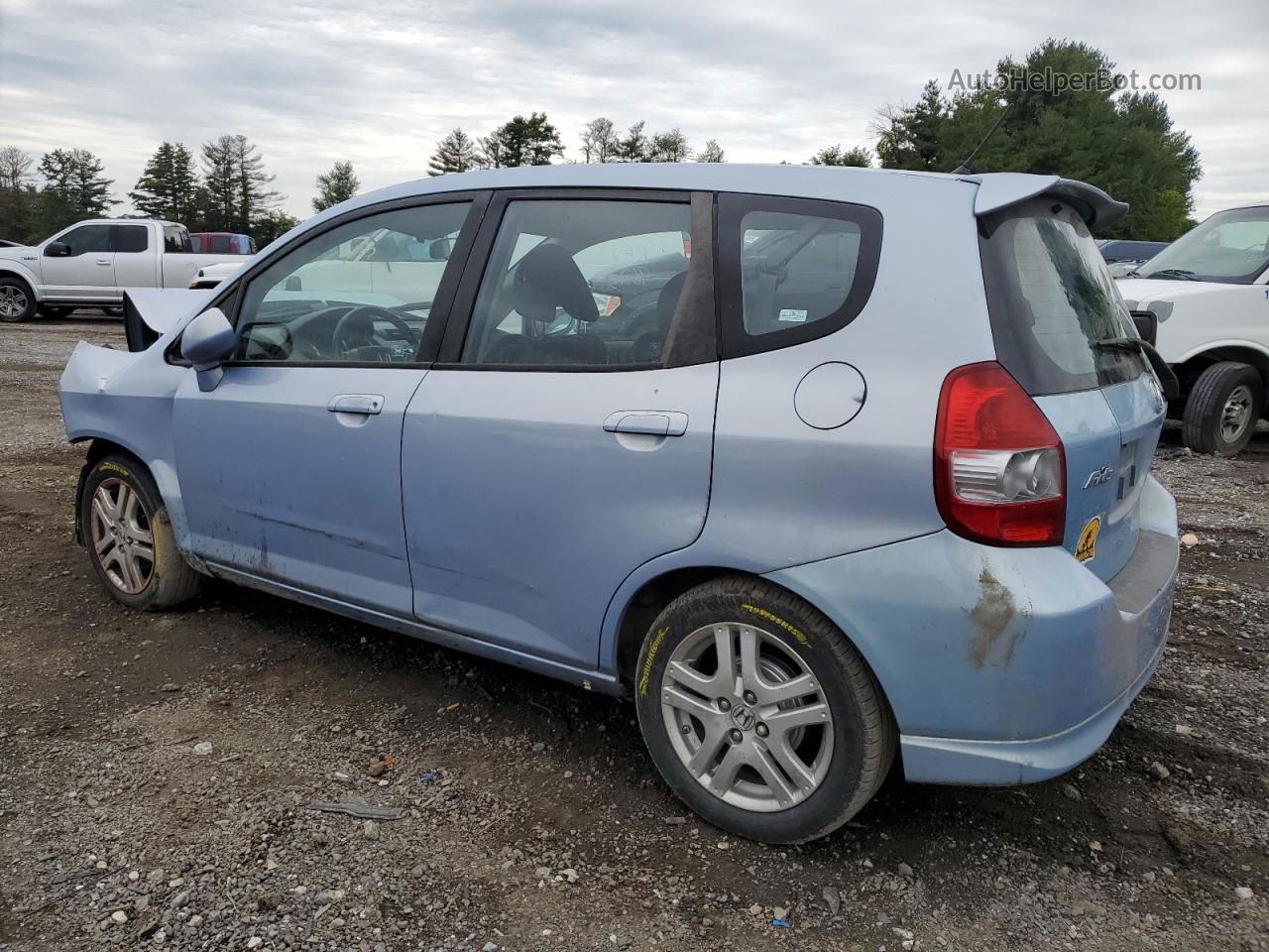 2008 Honda Fit Sport Blue vin: JHMGD37658S041799