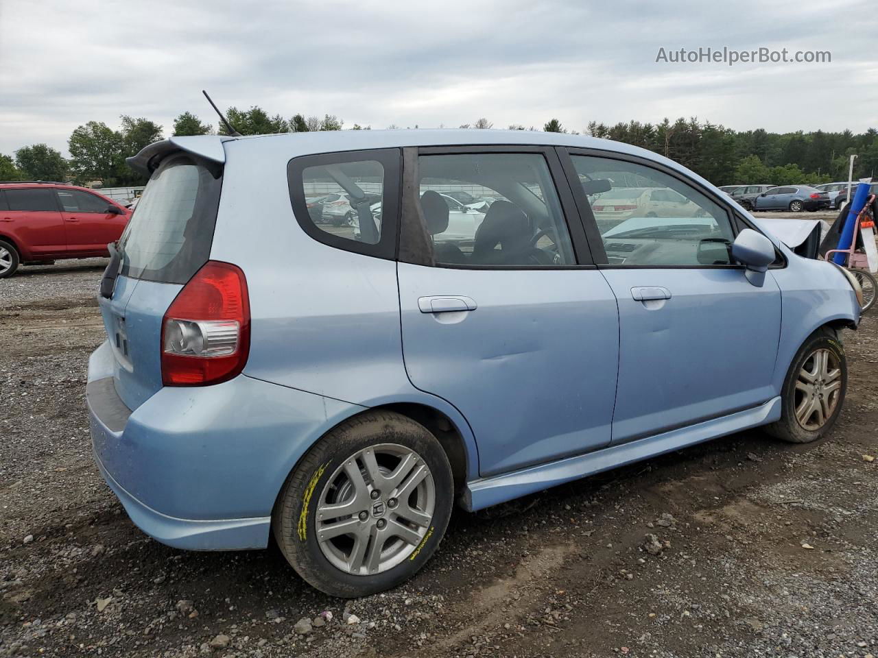 2008 Honda Fit Sport Blue vin: JHMGD37658S041799