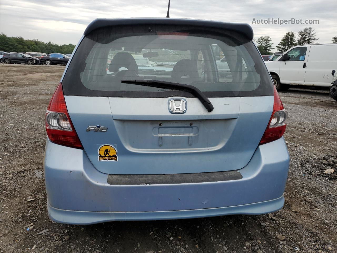 2008 Honda Fit Sport Blue vin: JHMGD37658S041799