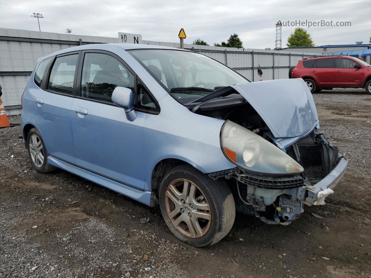 2008 Honda Fit Sport Blue vin: JHMGD37658S041799