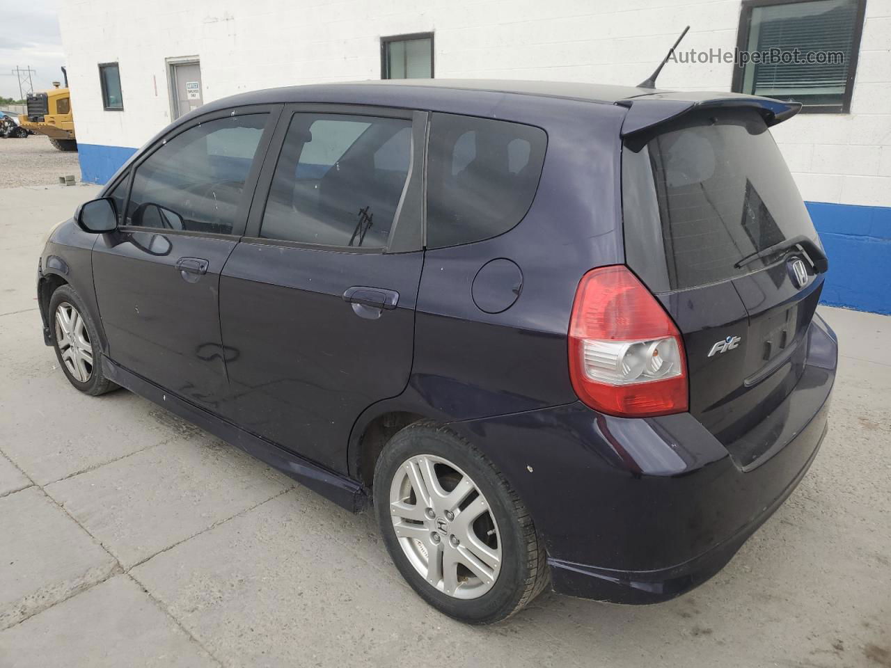 2008 Honda Fit Sport Blue vin: JHMGD37658S066671