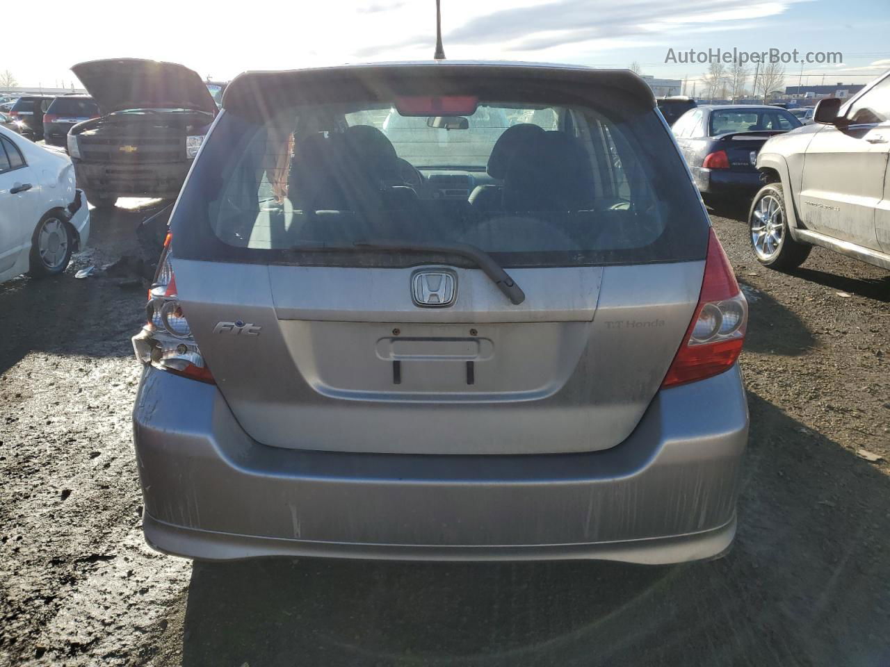 2008 Honda Fit Sport Серебряный vin: JHMGD37658S807899