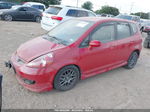 2008 Honda Fit Sport Red vin: JHMGD37668S022064