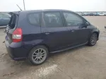 2008 Honda Fit Sport Blue vin: JHMGD37668S055498