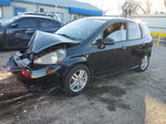 2008 Honda Fit Sport Black vin: JHMGD37668S057249