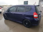 2008 Honda Fit Sport Blue vin: JHMGD37668S058353