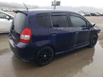 2008 Honda Fit Sport Blue vin: JHMGD37668S058353