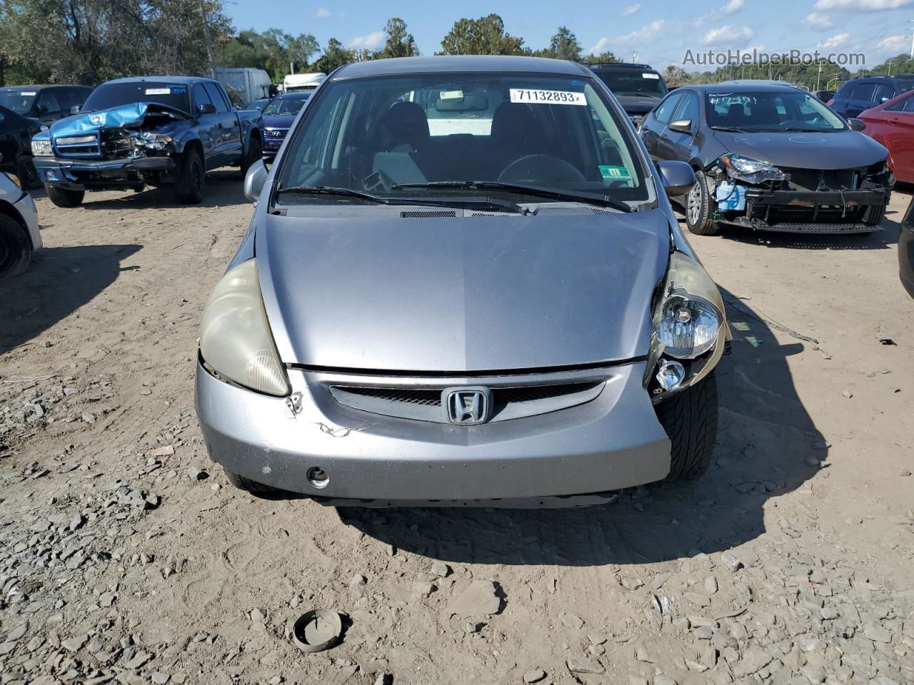 2008 Honda Fit Sport Silver vin: JHMGD37678S012224