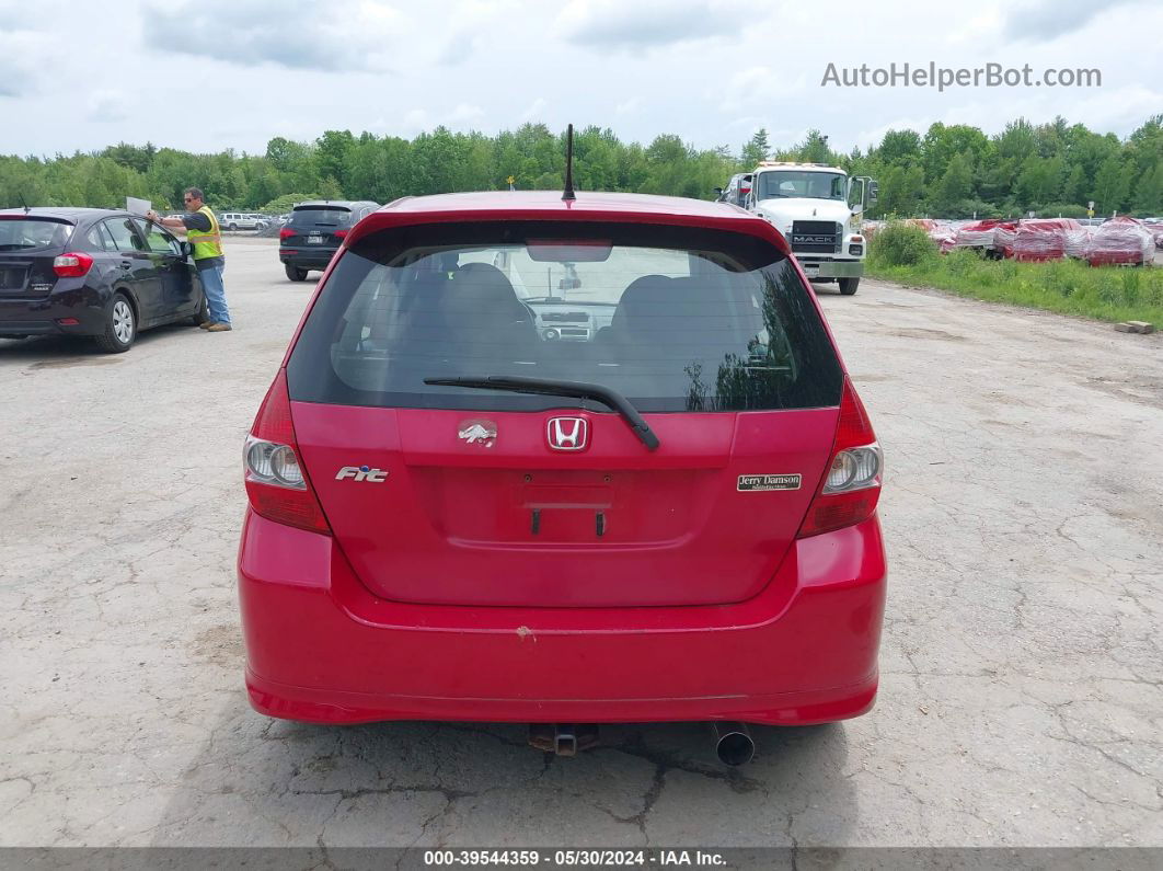 2008 Honda Fit Sport Red vin: JHMGD37698S033303