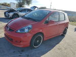 2008 Honda Fit Sport Red vin: JHMGD376X8S051051