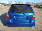 2008 Honda Fit Sport Blue vin: JHMGD376X8S065189