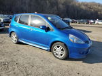 2008 Honda Fit Sport Blue vin: JHMGD376X8S065189