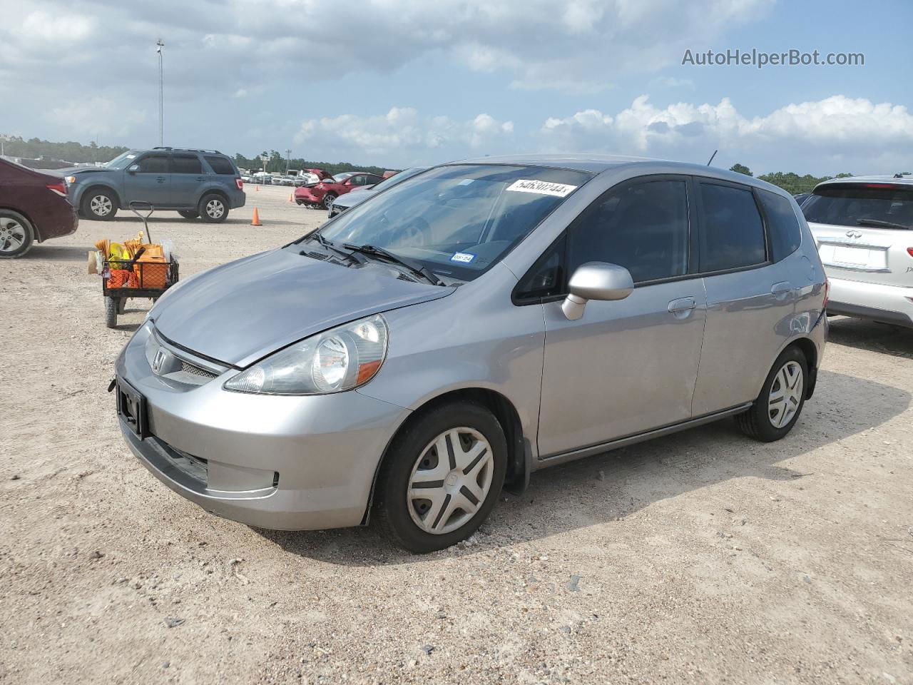 2008 Honda Fit  Gray vin: JHMGD38408S043070