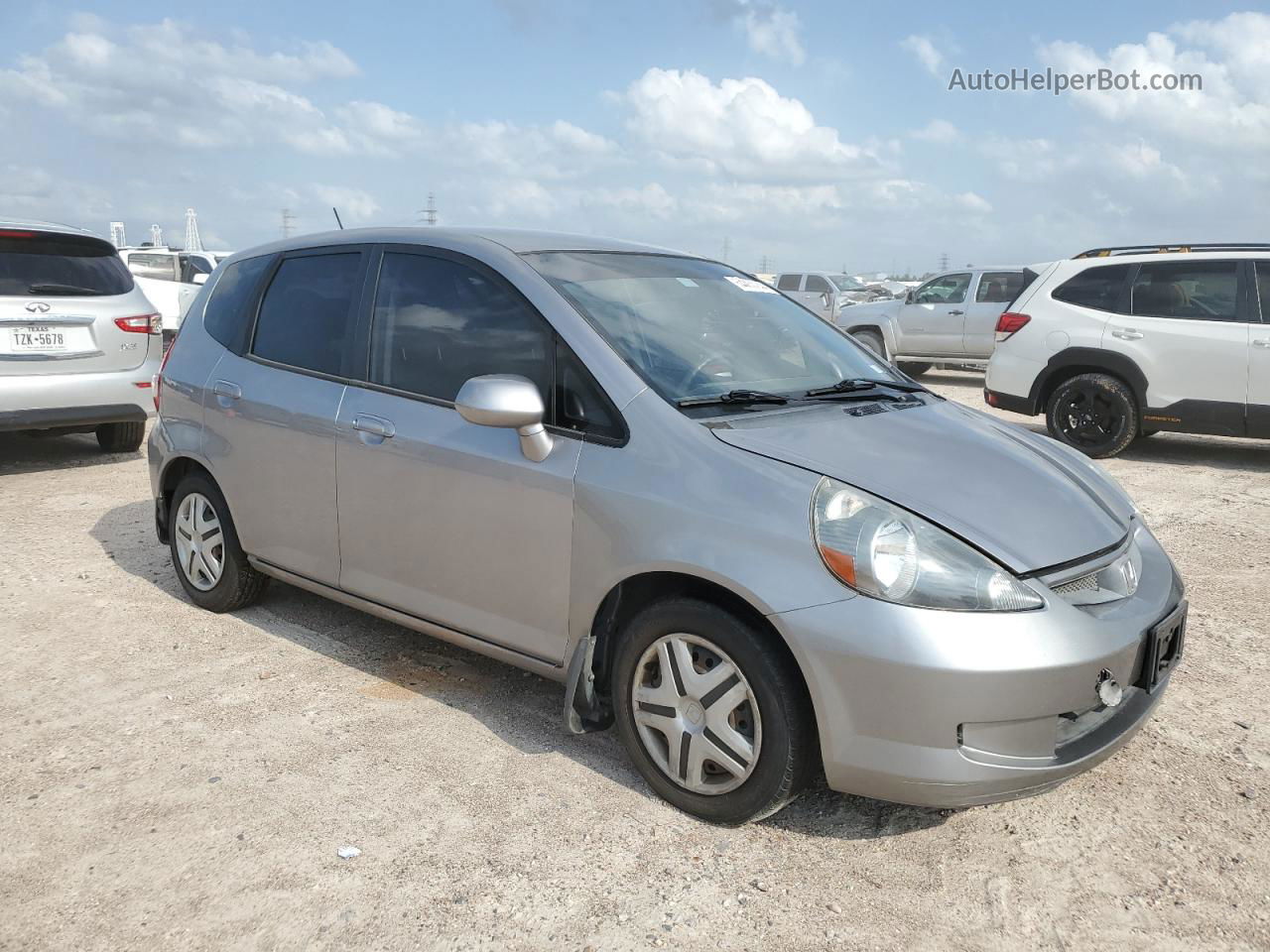 2008 Honda Fit  Gray vin: JHMGD38408S043070