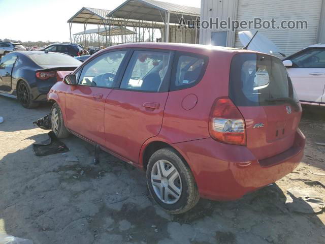 2008 Honda Fit  Red vin: JHMGD38408S045188