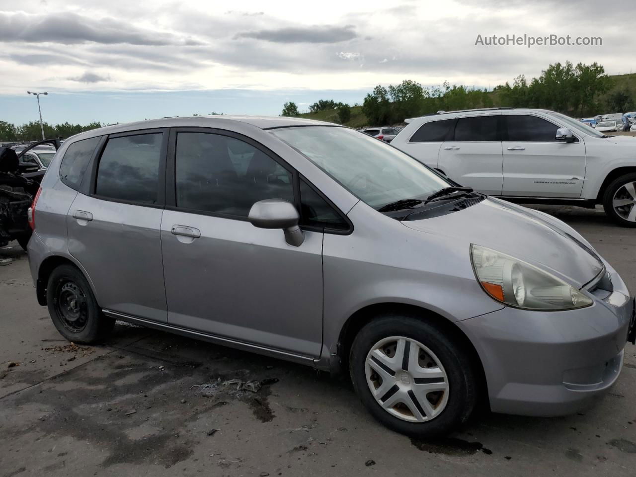 2008 Honda Fit  Gray vin: JHMGD38418S072559