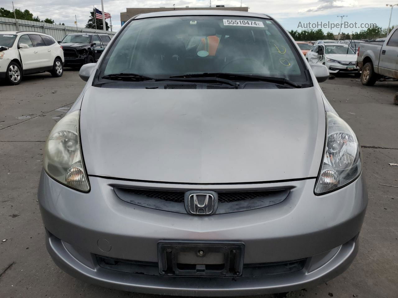 2008 Honda Fit  Gray vin: JHMGD38418S072559