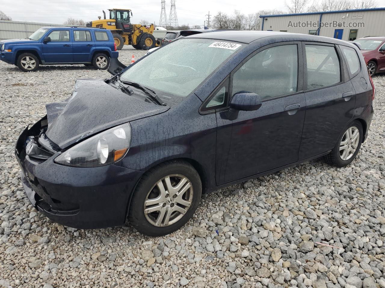 2008 Honda Fit  Blue vin: JHMGD38428S043782