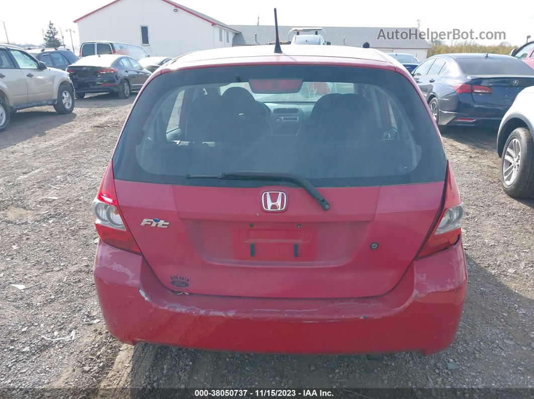 2008 Honda Fit   Red vin: JHMGD38438S003288