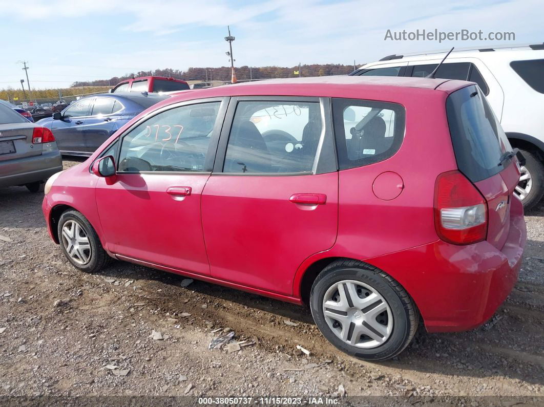 2008 Honda Fit   Red vin: JHMGD38438S003288