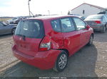 2008 Honda Fit   Red vin: JHMGD38438S003288