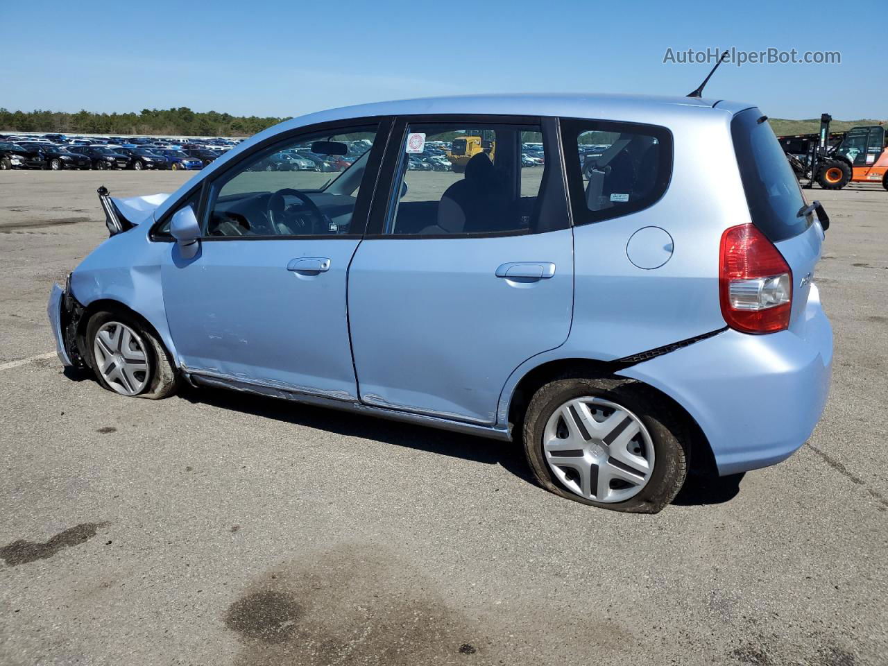 2008 Honda Fit  Blue vin: JHMGD38438S027896