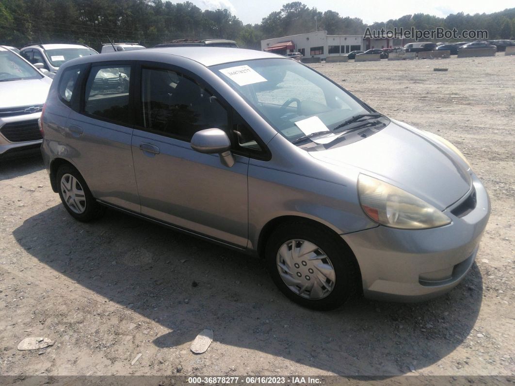 2008 Honda Fit   Silver vin: JHMGD38438S028952