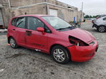 2008 Honda Fit  Red vin: JHMGD38438S040163