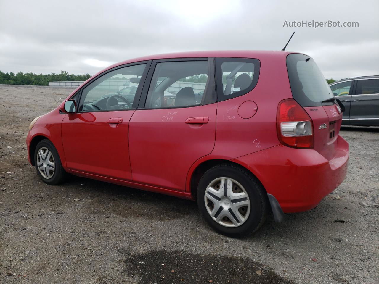 2008 Honda Fit  Red vin: JHMGD38438S040163