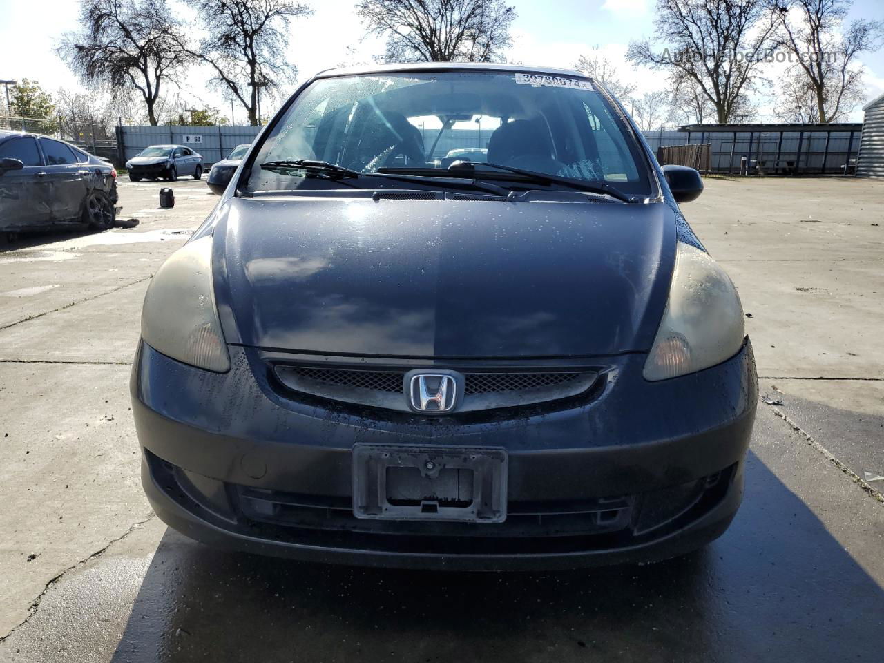 2008 Honda Fit  Black vin: JHMGD38458S037474