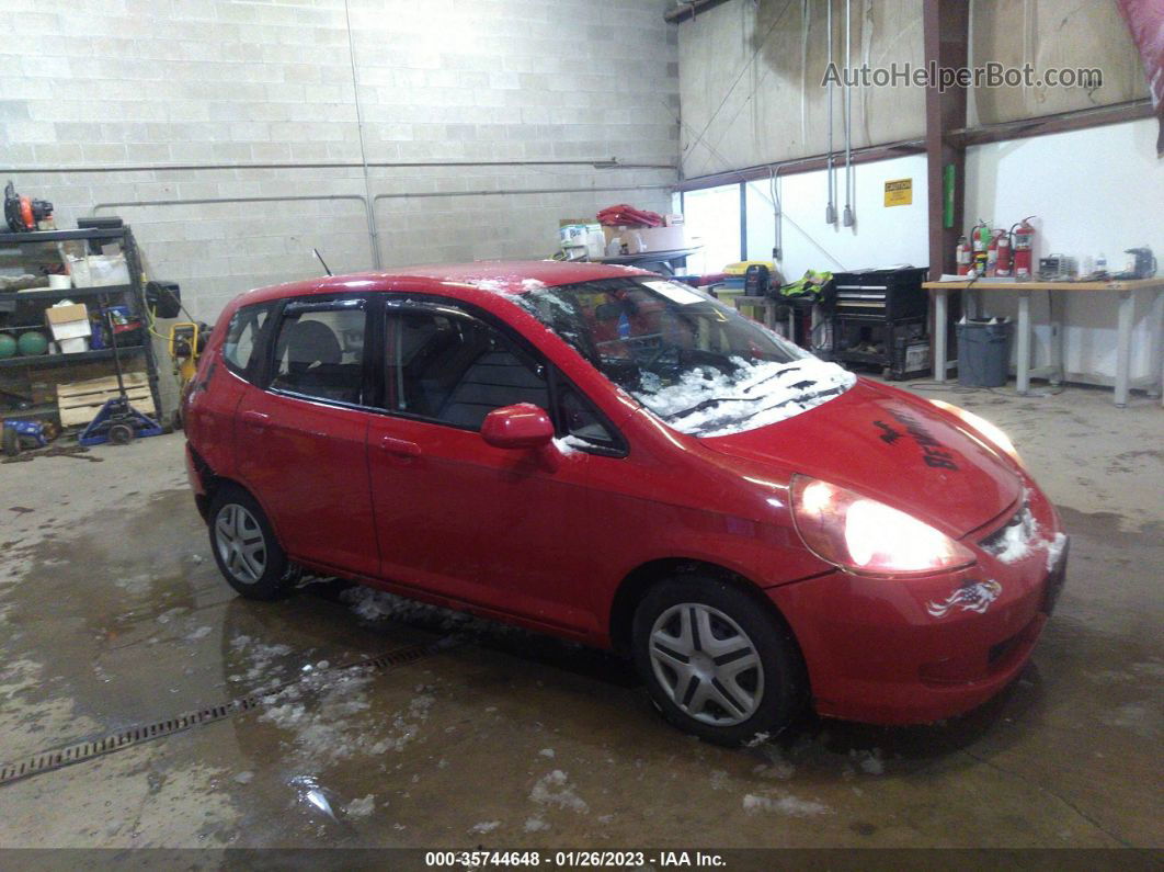 2008 Honda Fit   Красный vin: JHMGD38468S006248