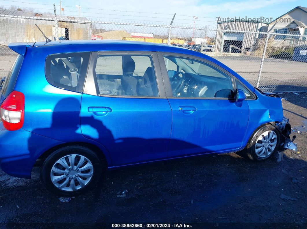 2008 Honda Fit   Blue vin: JHMGD38468S068152