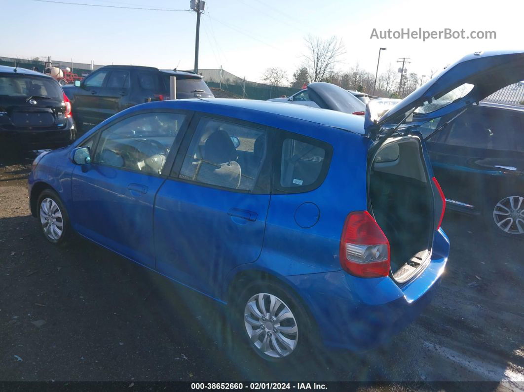 2008 Honda Fit   Blue vin: JHMGD38468S068152