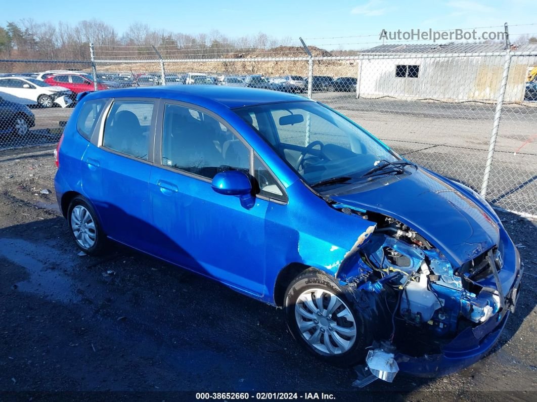 2008 Honda Fit   Blue vin: JHMGD38468S068152