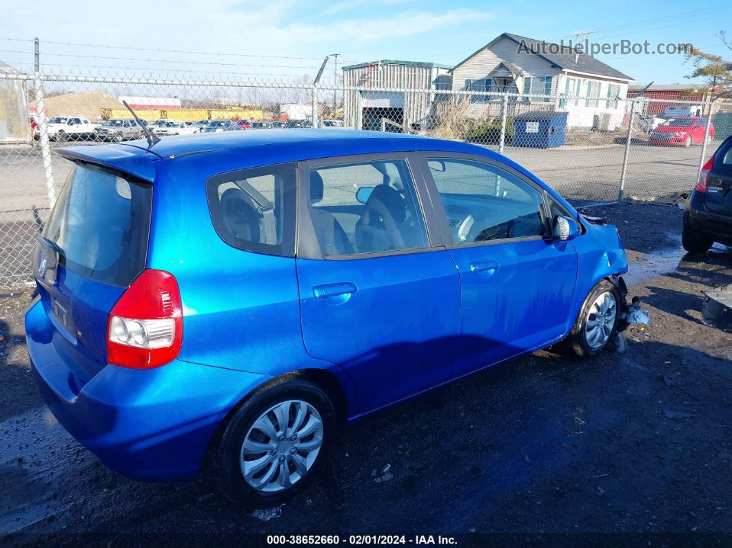 2008 Honda Fit   Blue vin: JHMGD38468S068152