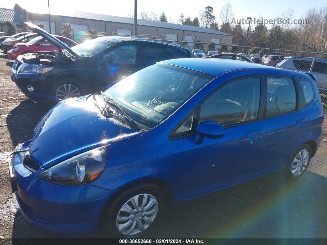 2008 Honda Fit   Blue vin: JHMGD38468S068152