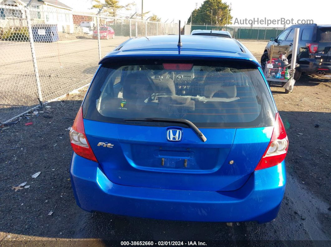 2008 Honda Fit   Blue vin: JHMGD38468S068152