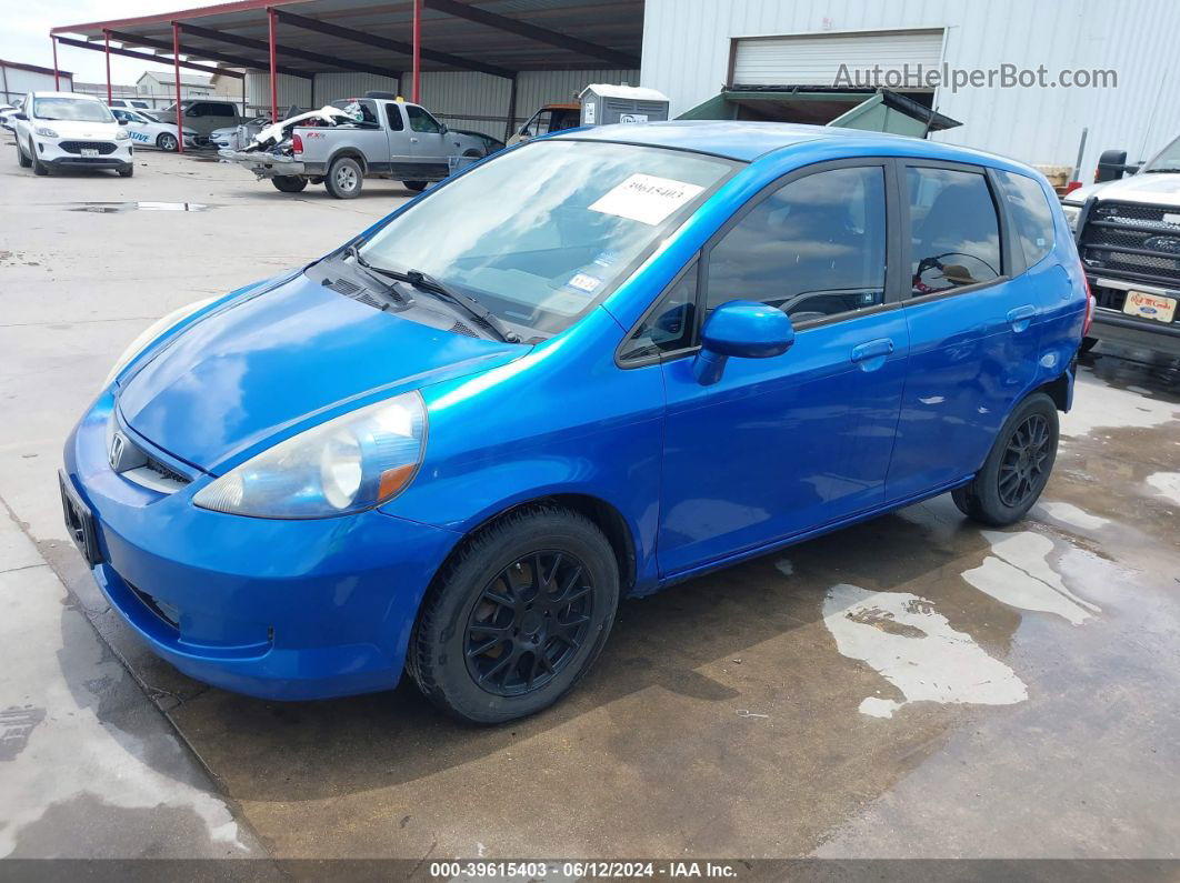 2008 Honda Fit   Blue vin: JHMGD38478S046113